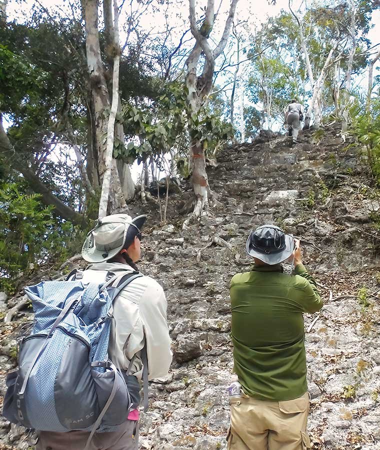 Climbing a Pyramid